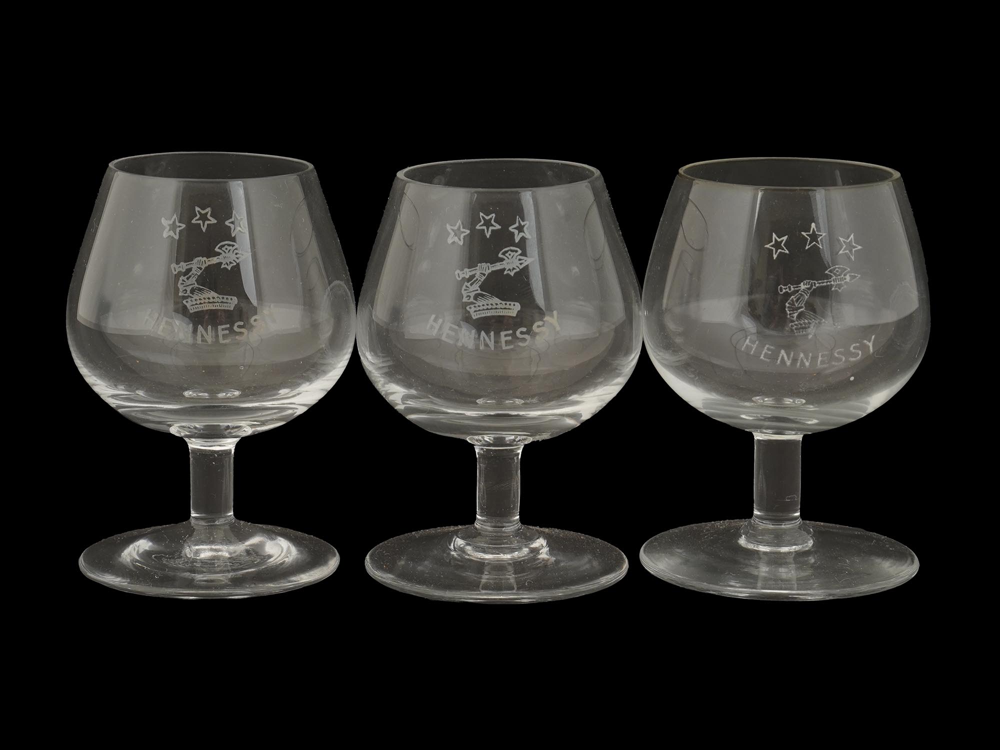 LARGE COLLECTION OF ETCHED GLASS DRINK WARES PIC-5